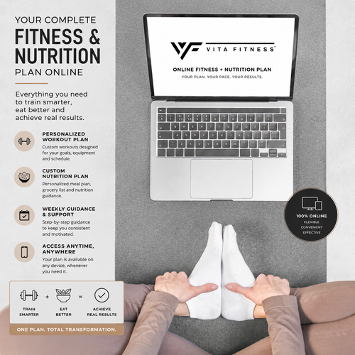 💪 🥗 Plan Online – Personalized Training + Nutrition Program